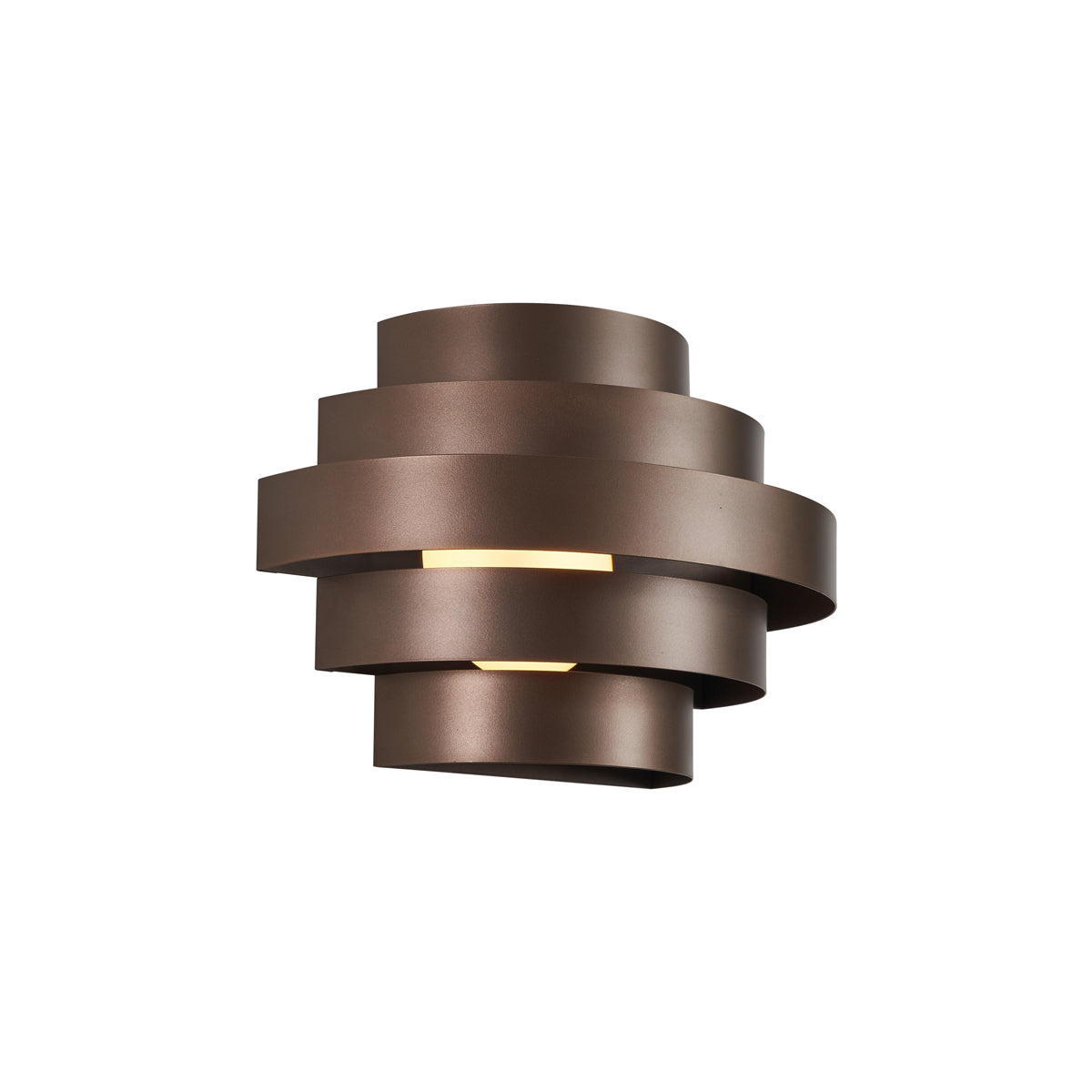 QAZQA Moderne wandlamp brons incl. LED 3-staps dimbaar - Lines