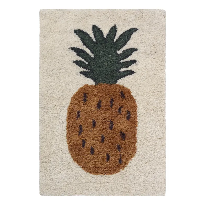 Ferm Living Kids Tapis en laine Fruiticana ananas