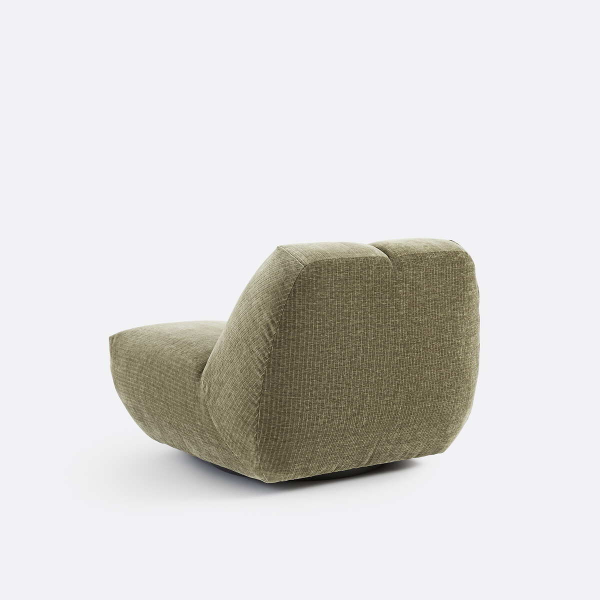 LA REDOUTE INTERIEURS<br>Draaibare fauteuil, vintage ribfluweel, Nuria