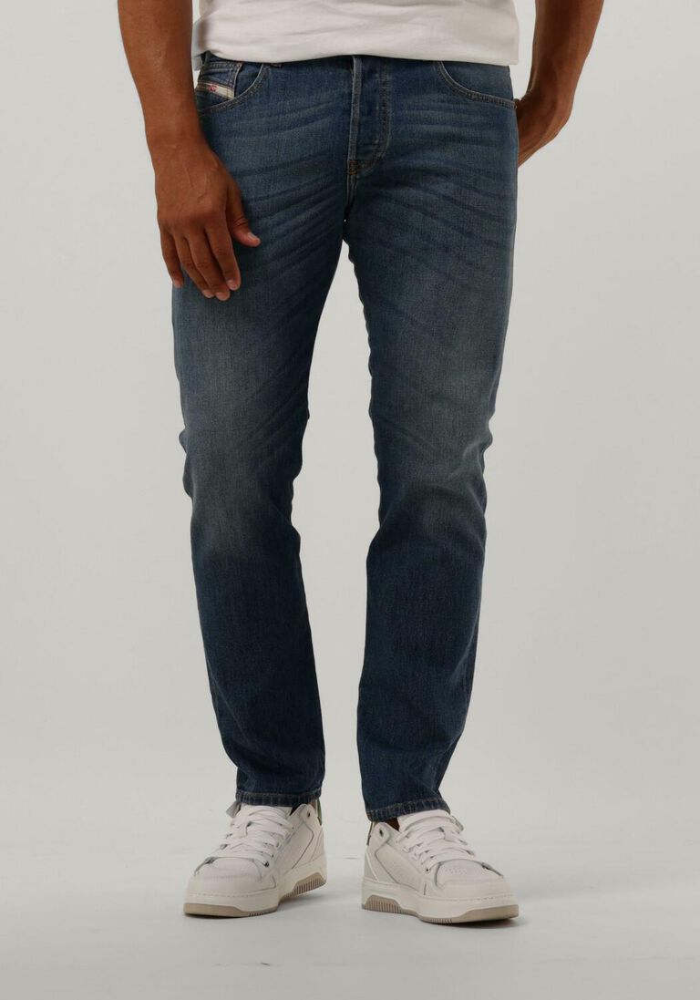 DIESEL blauwe diesel straight leg jeans d-yennox