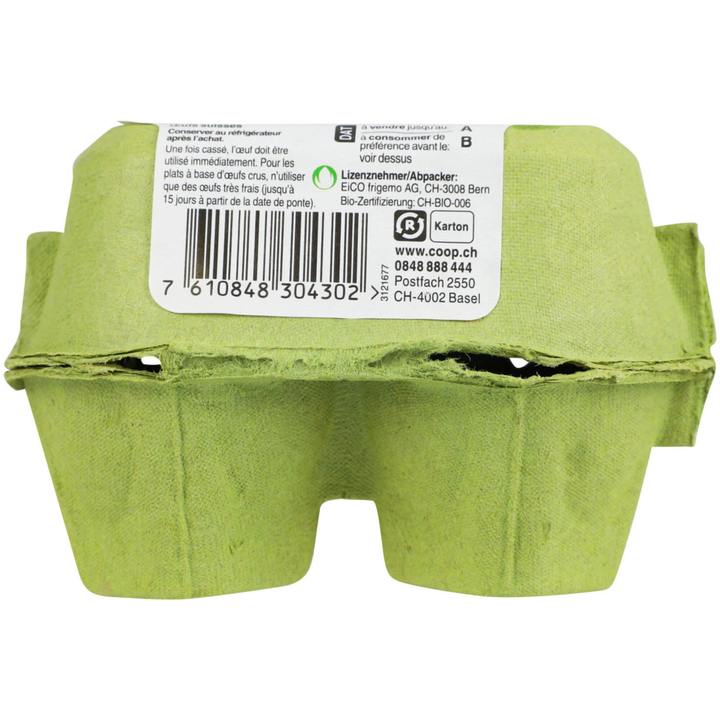 Naturaplan Bio Regio Eier Romandie 53g+ 4 Stück