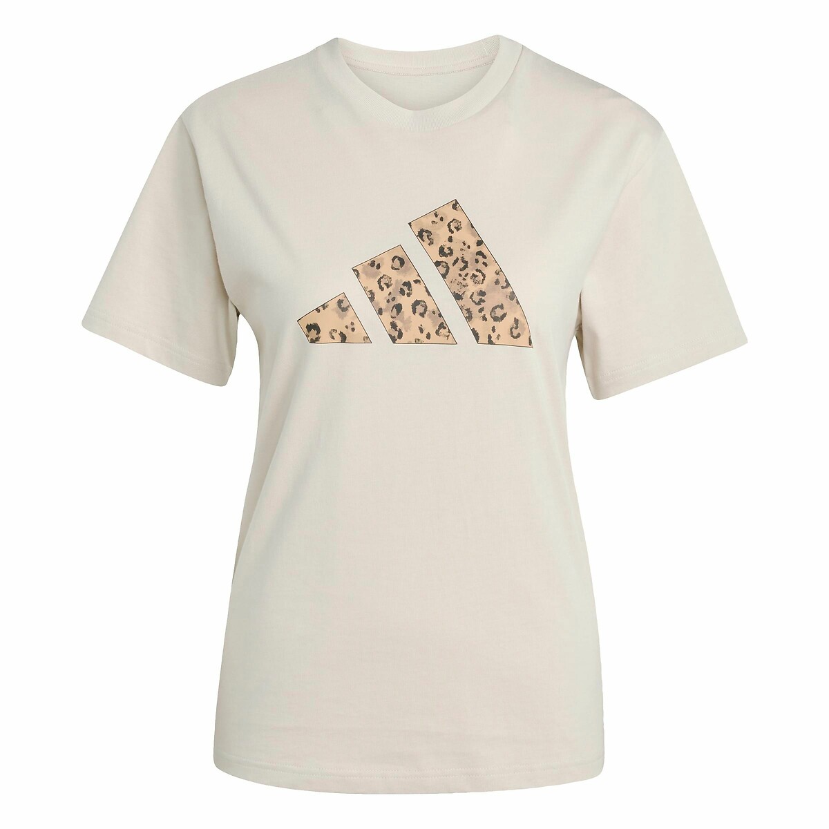ADIDAS ROUPAS ESPORTIVAS<br>Camiseta com logo grande de leopardo