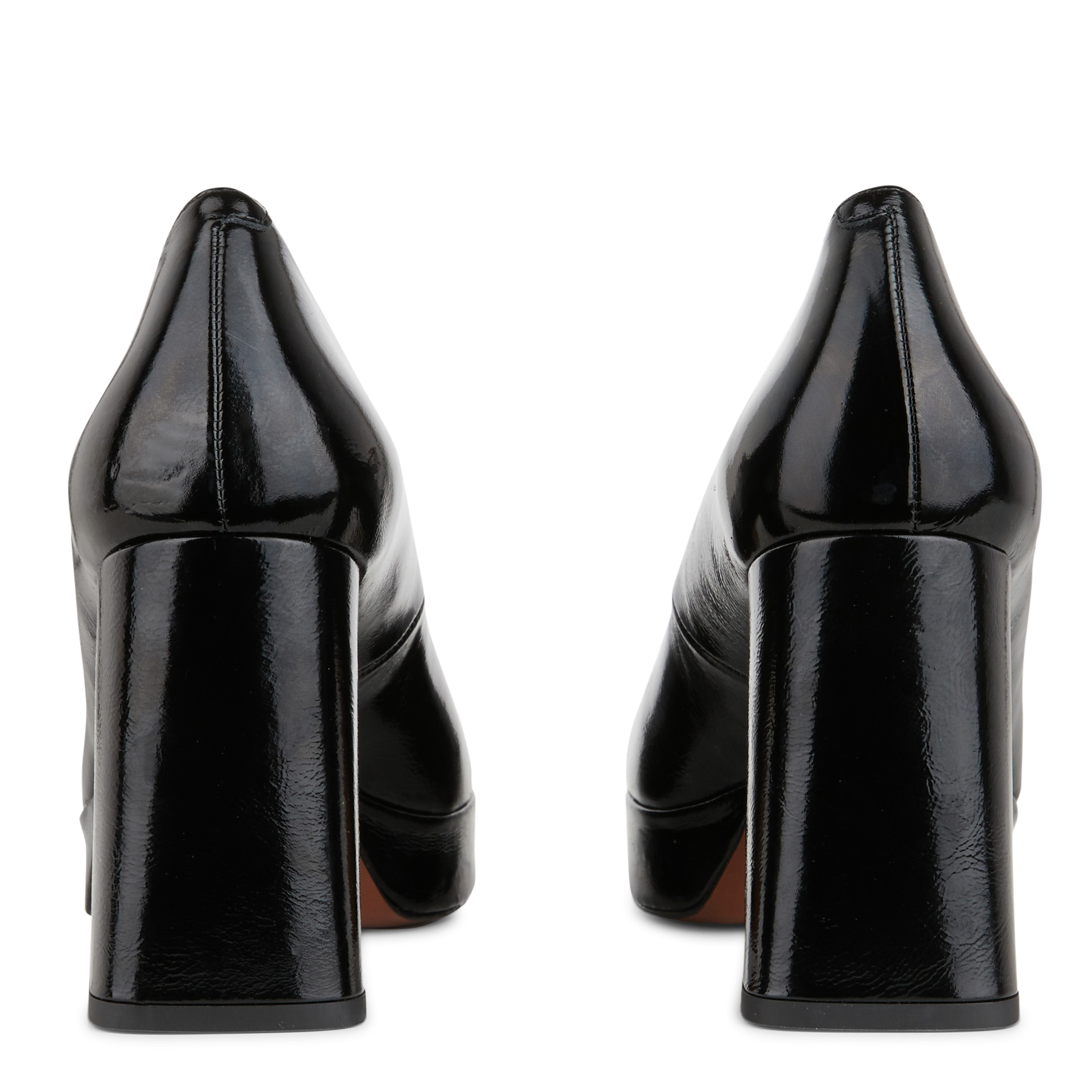 Babies en cuir vernis | Noir