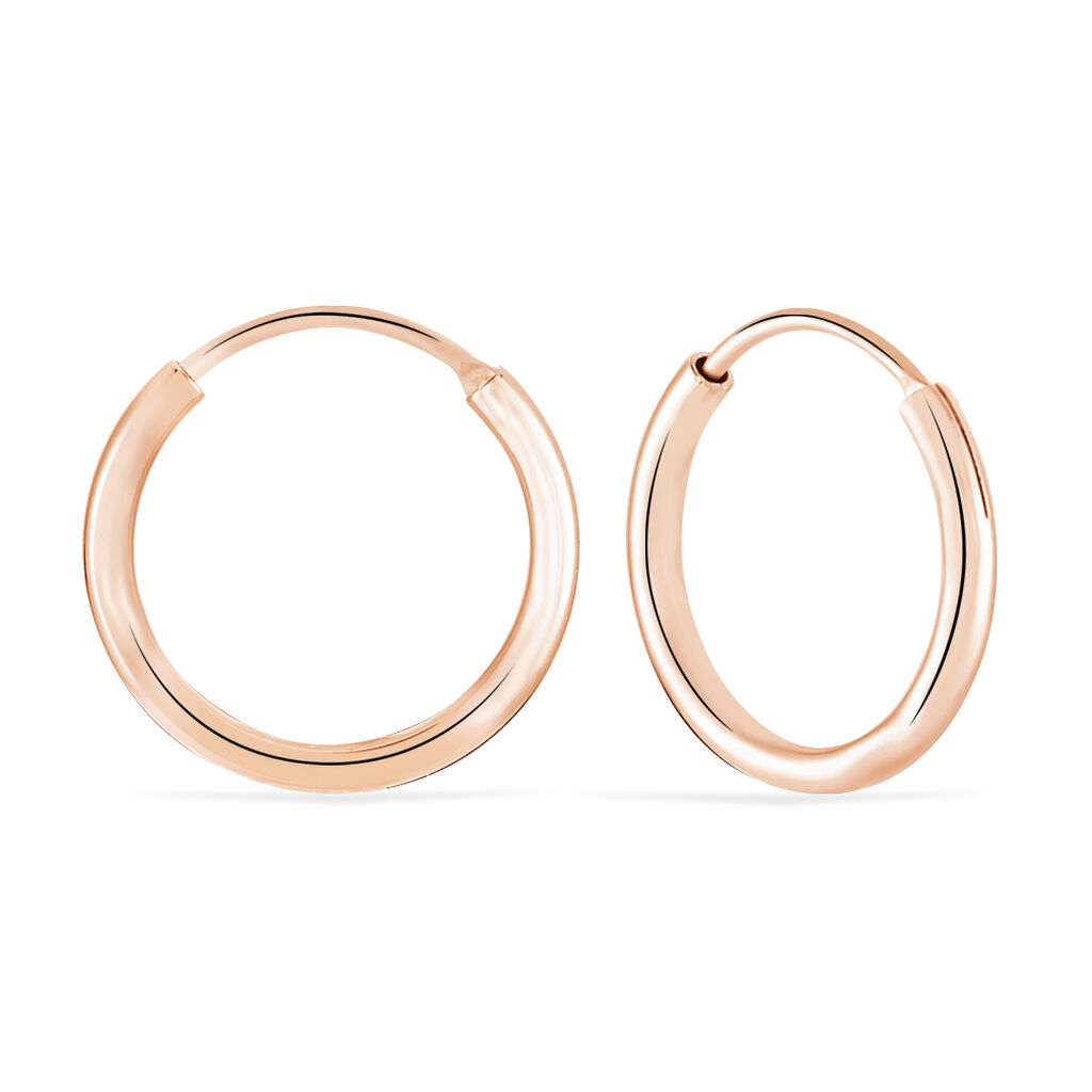 Créoles Argent Rose Olympia