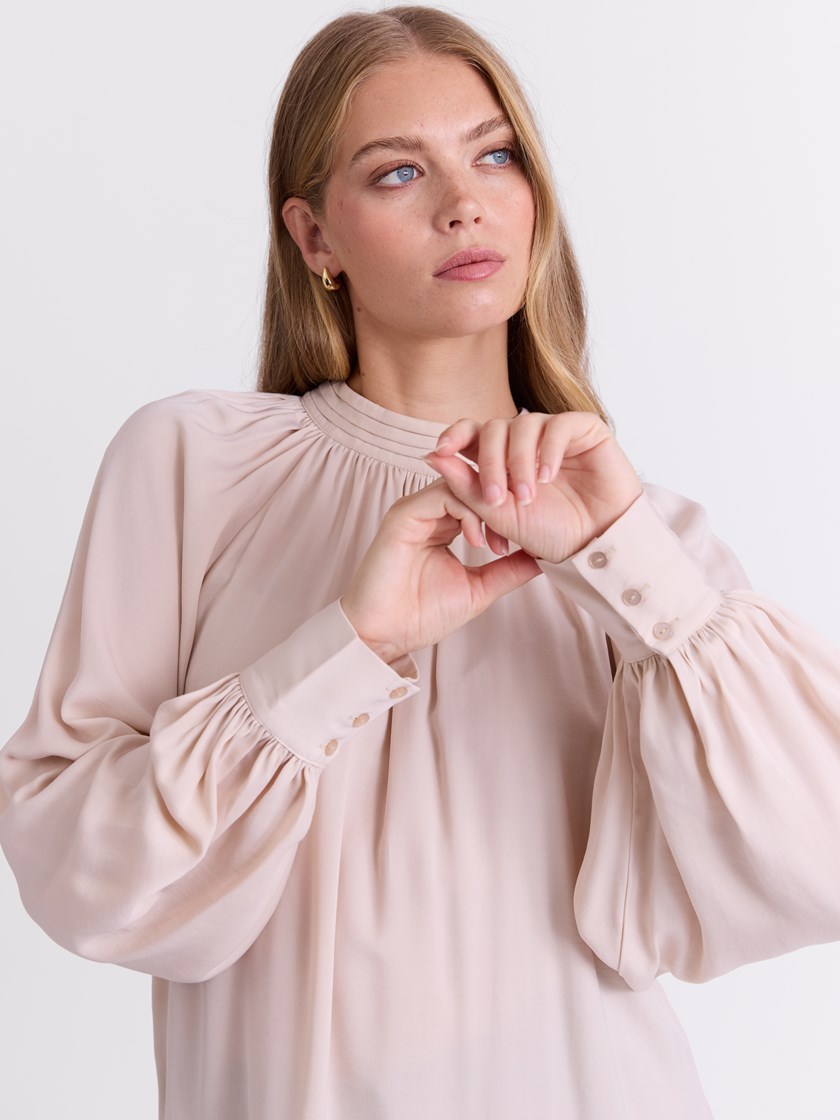 Mira bluse Champagne Beige