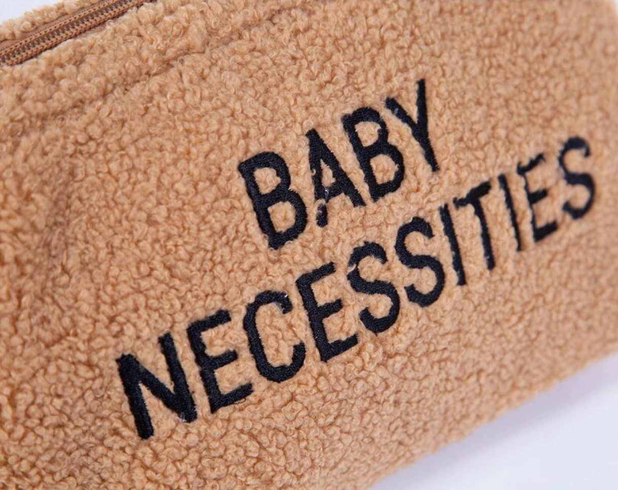 Kulturbeutel BABY NECESSITIES TEDDY (27x13x15) in braun/schwarz