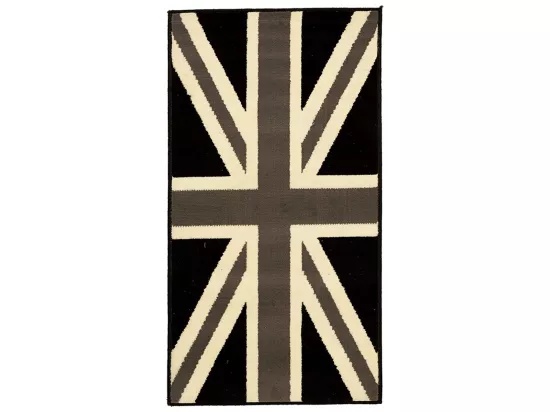 Tapis enfant 200x290 rectangle tissé gris AF1 UNIONJACK