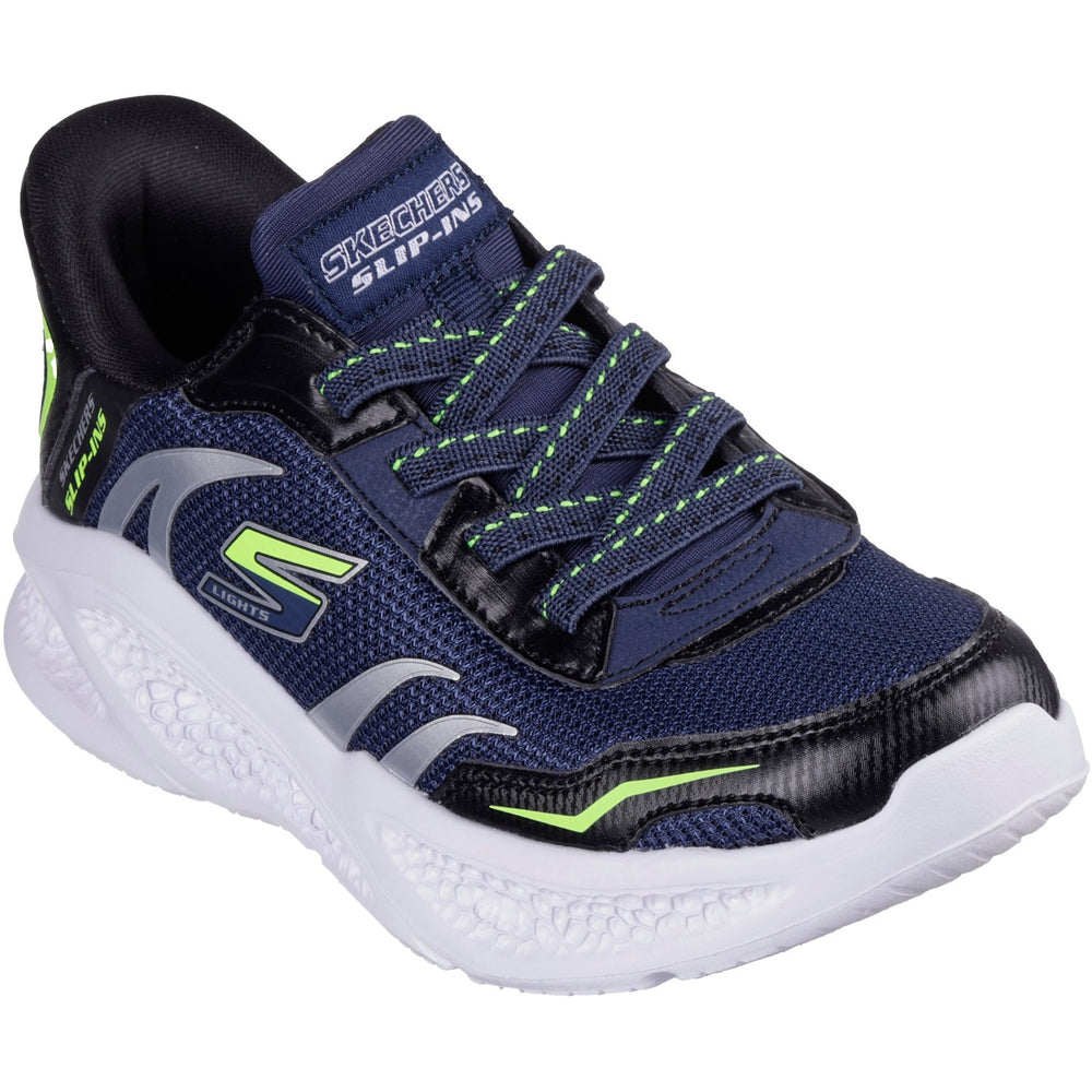 Køb Skechers Navy Slip-Ins: S-Lights: Meteor-Lights - Brisk-Beams