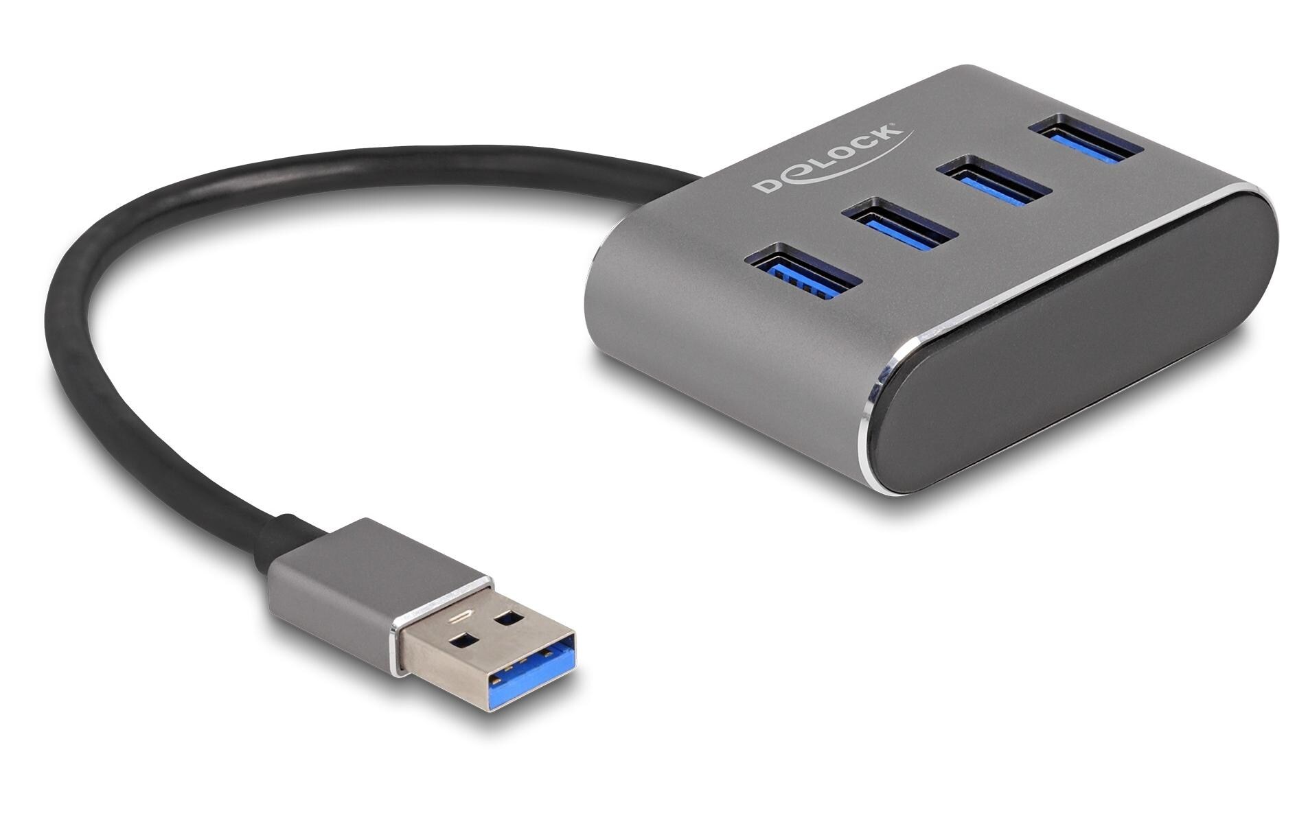 USB-Hub 4 x USB 3.0 Typ-AVier-Port-USB-A-Hub