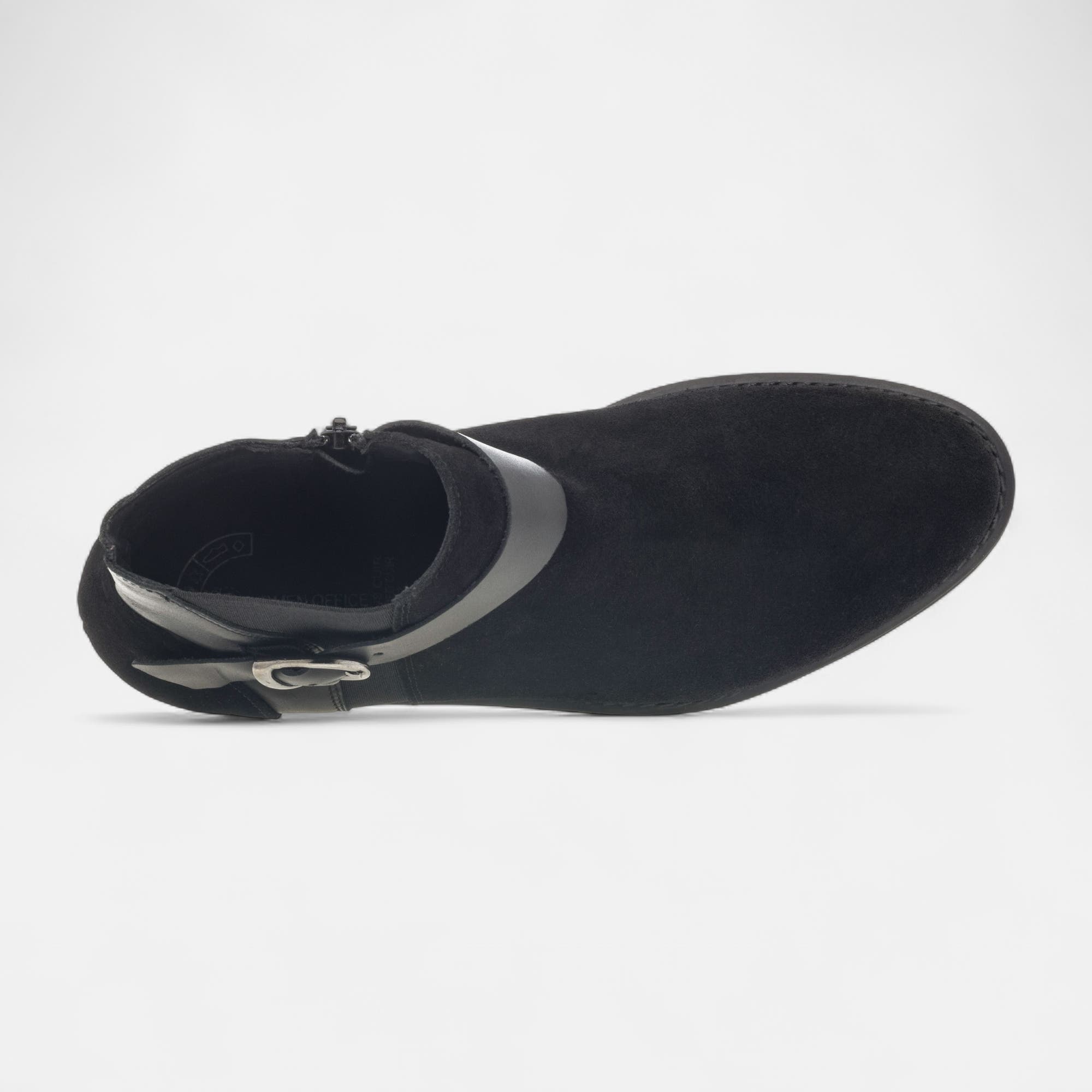 Bottines Femme en cuir noir