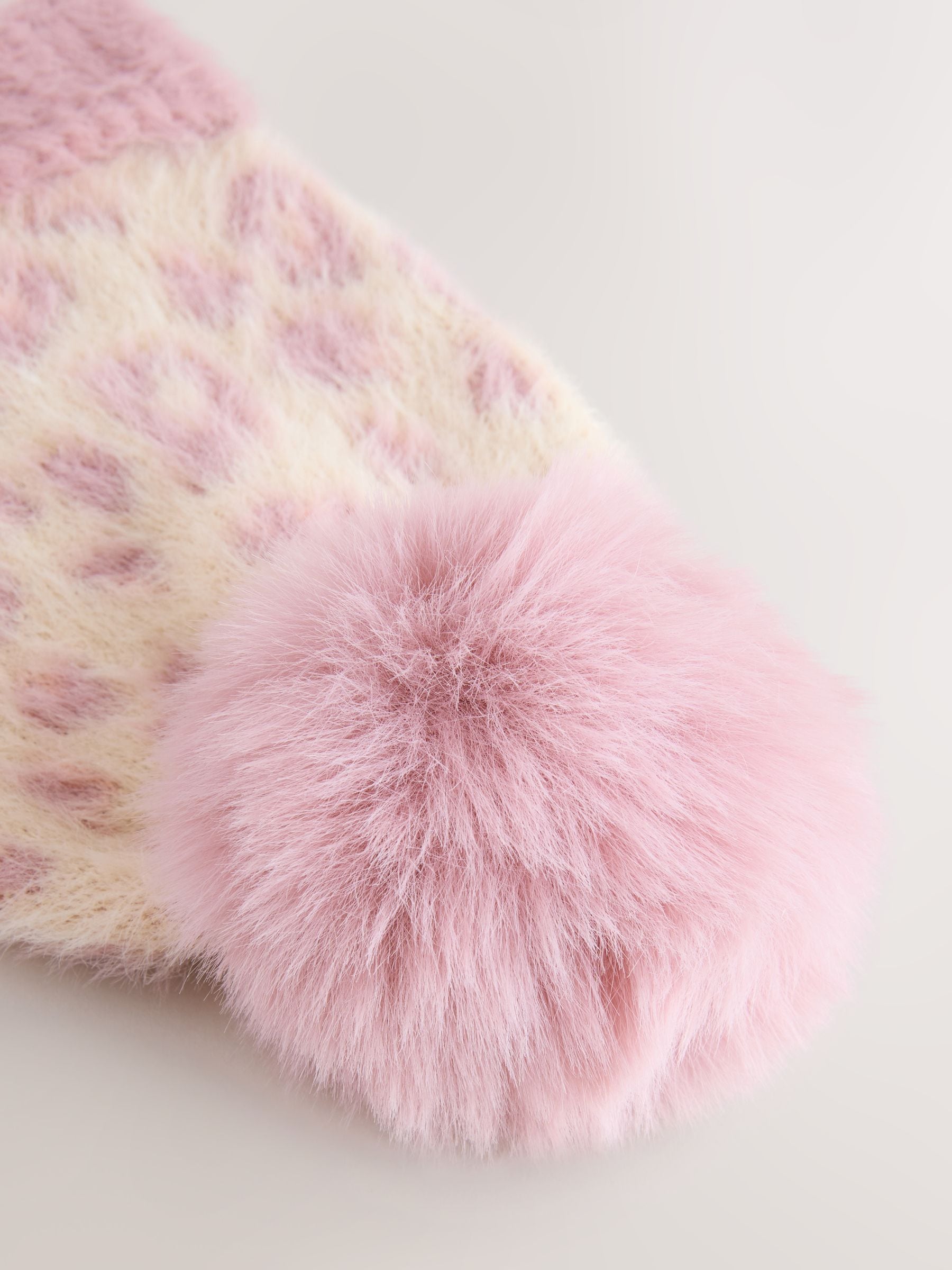 Roze dierenprint - Beanie Gloves And Scarf Set (3-16yrs)