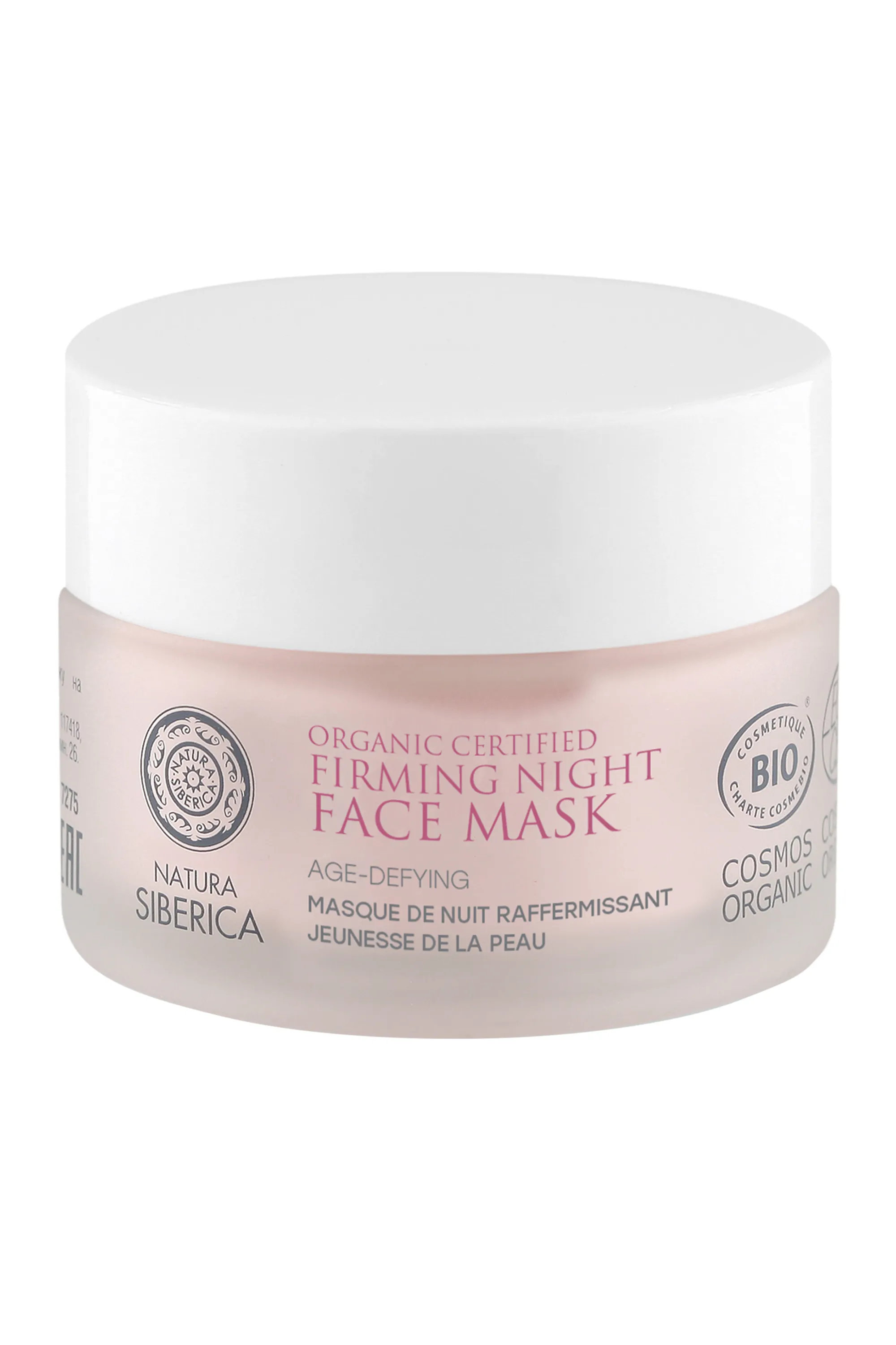 Natura Siberica Masque de nuit Bio raffermissant jeunesse de la peau à la Cladonia des Neiges-50 ml