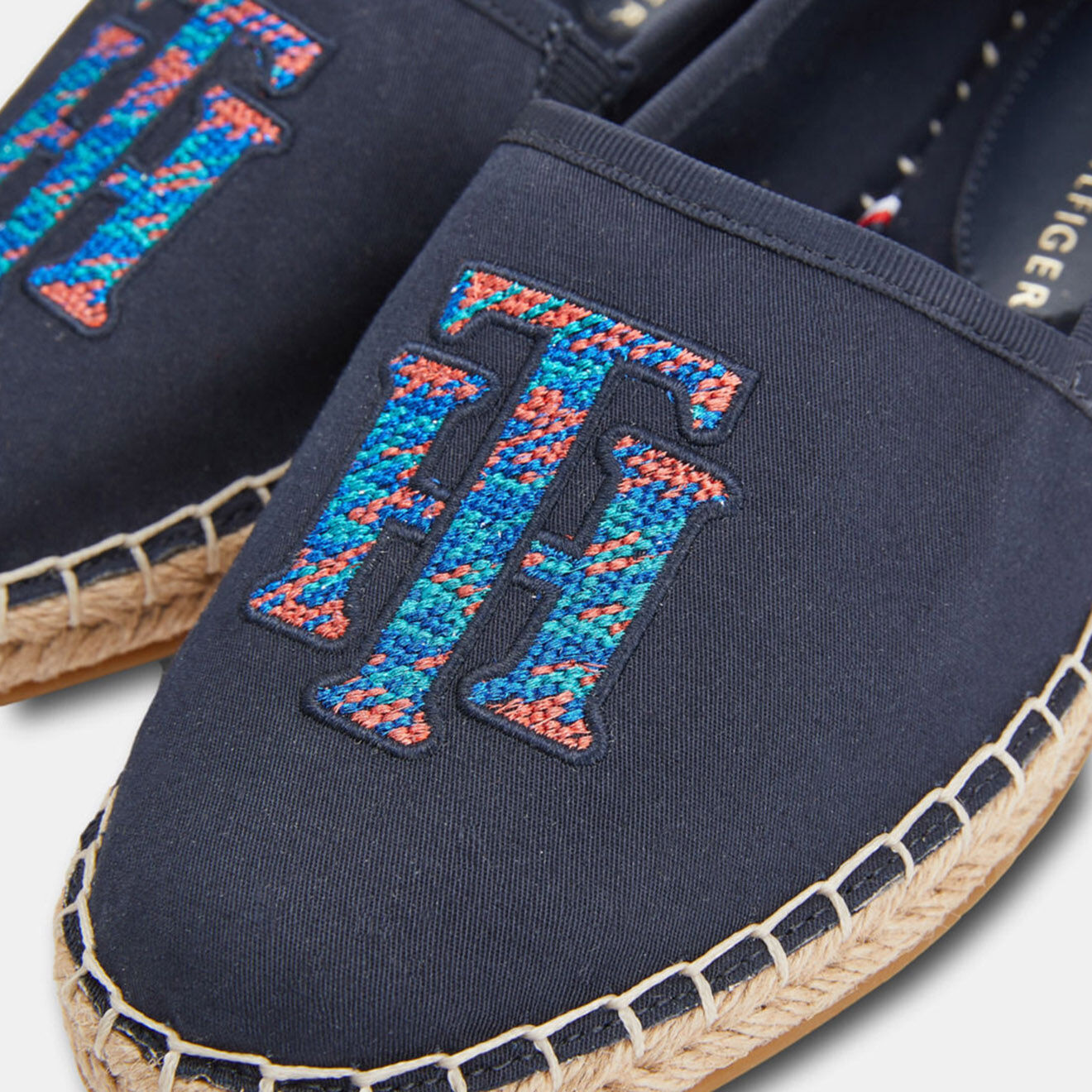 Tommy Hilfiger Espadrilles Logo bleu marine