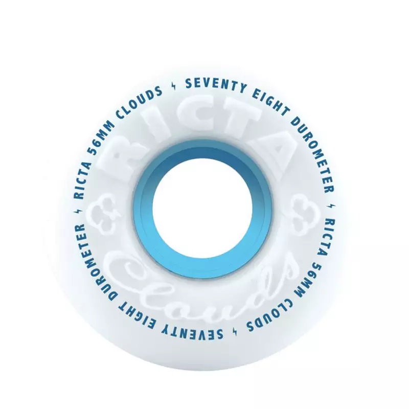 Roues skate RICTA (jeu de 4) 56mm clouds 78a white 78a