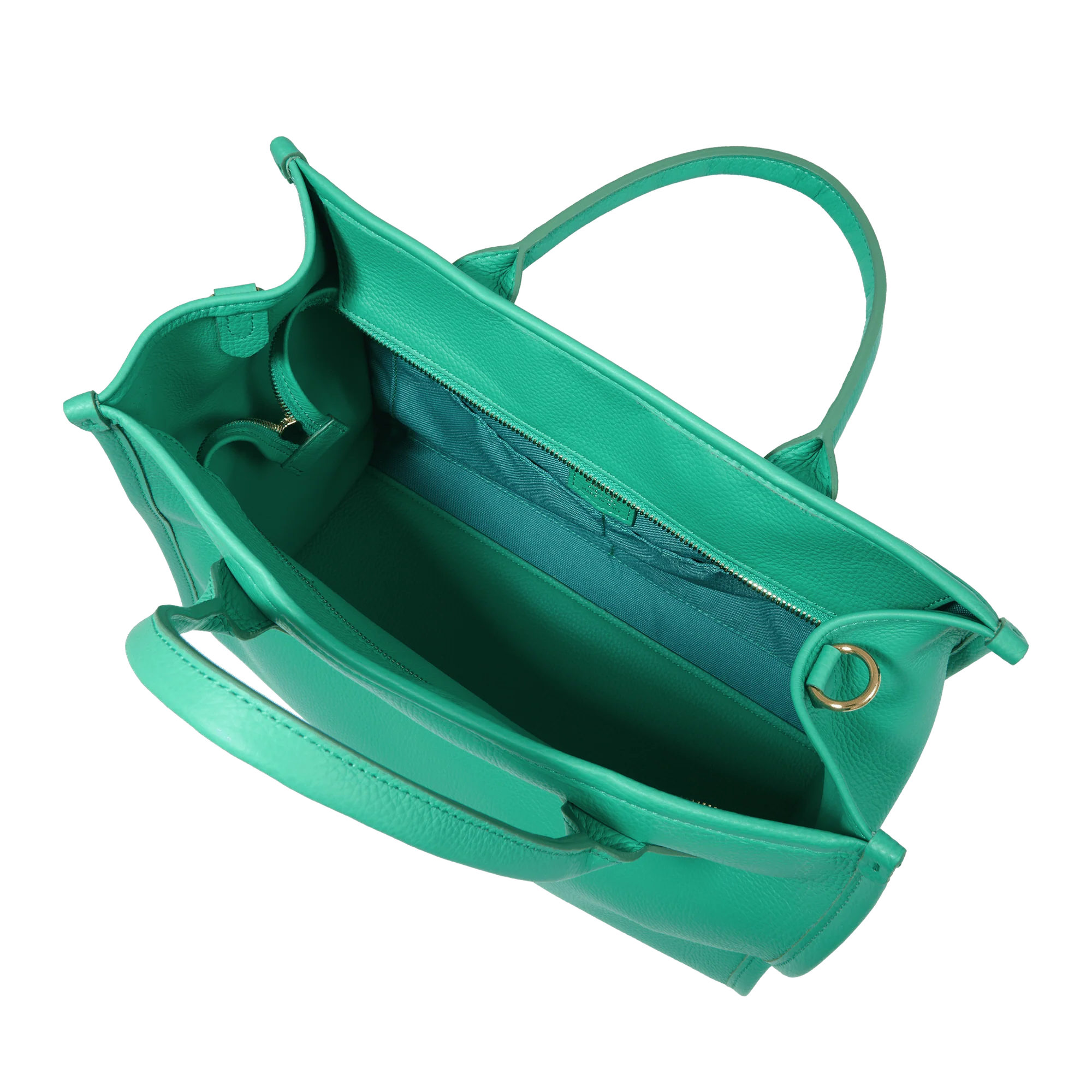 M zipped tote Jour de Lancel-EMERAUDE