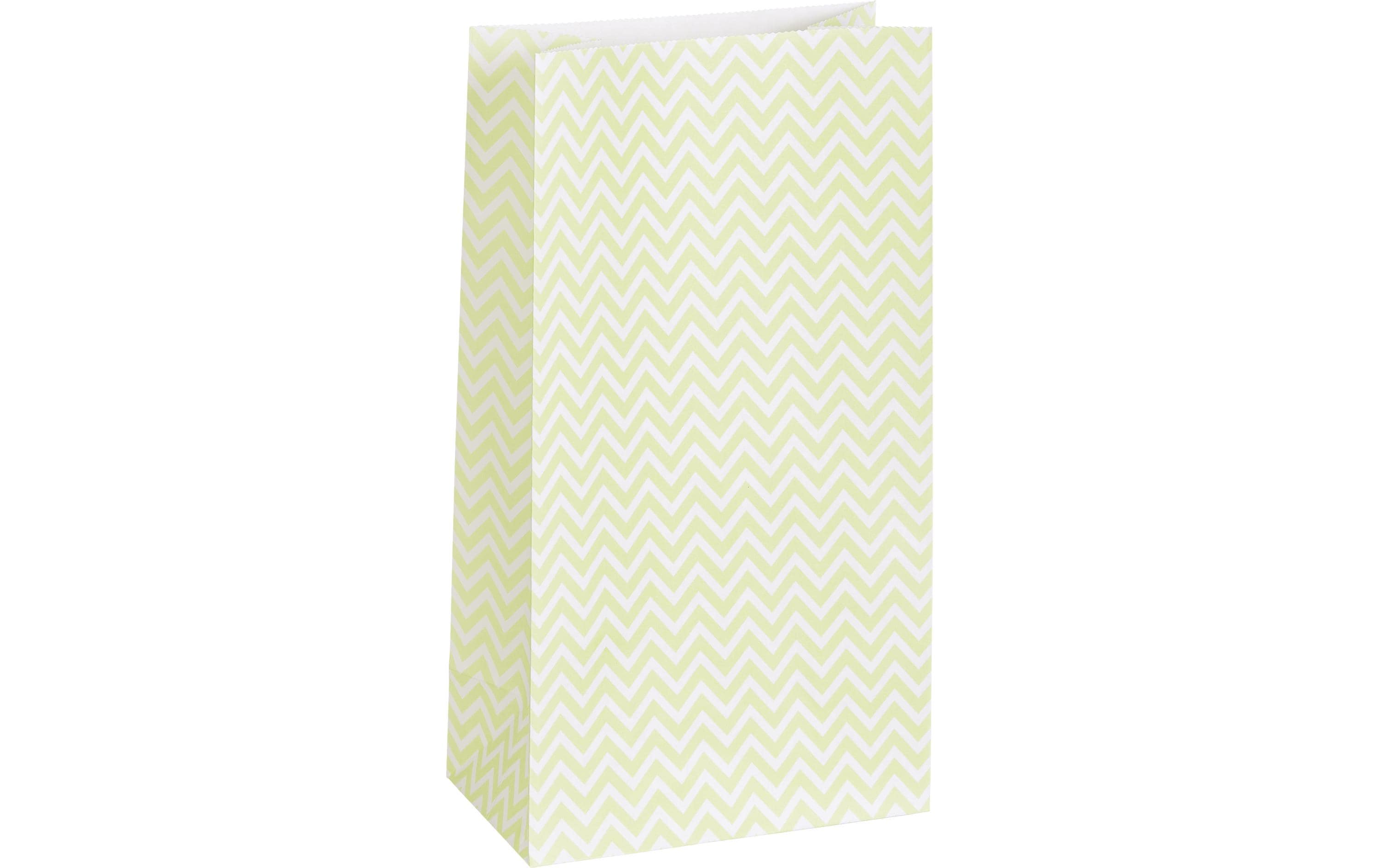 Geschenktüte 12 Stück GrünPapierbeutel Set