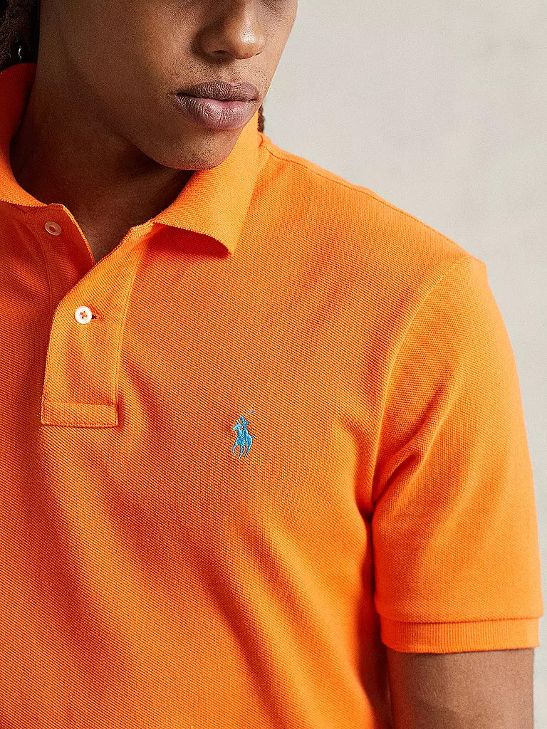 POLO RALPH LAUREN Poloshirt Custom Slim Fit orange