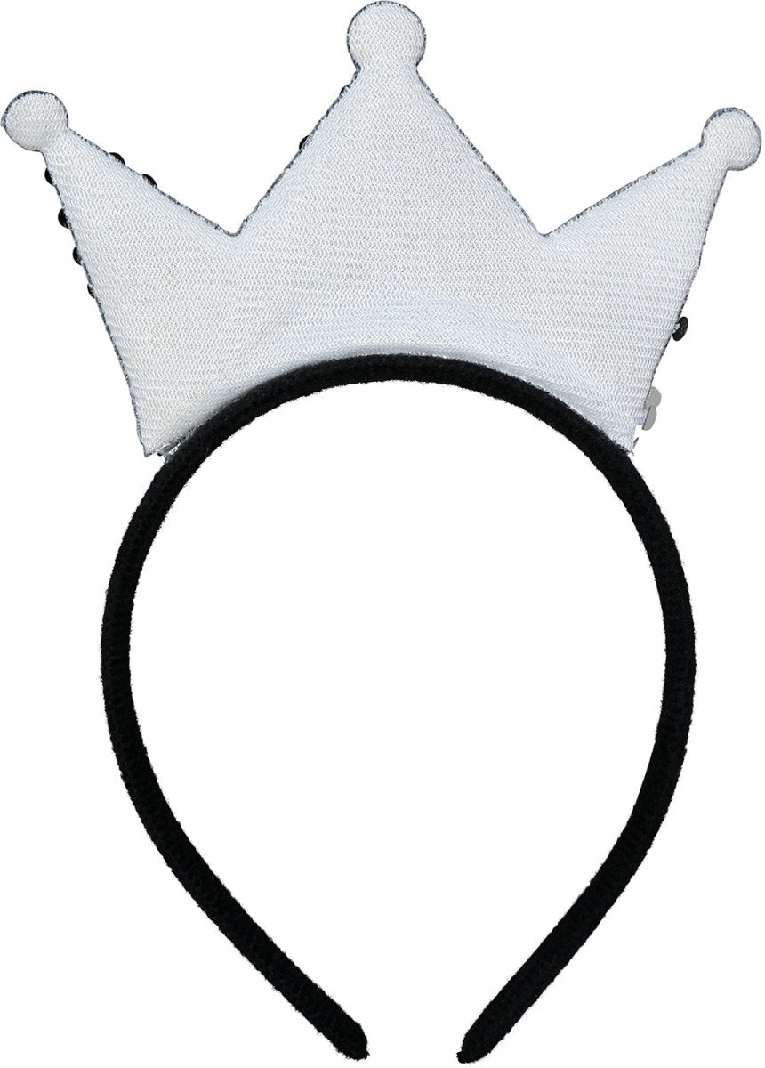 Zilveren Haarband Met Kroon