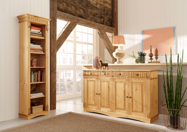 Home affaire Standregal »Teresa« Masse (B/T/H): 52/33/193 cm,  Höhe 193 cm, aus massiver Kiefer, FSC®