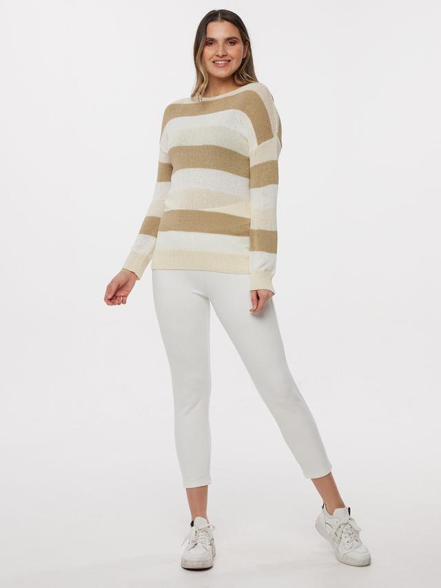 Pullover Bändchengarn