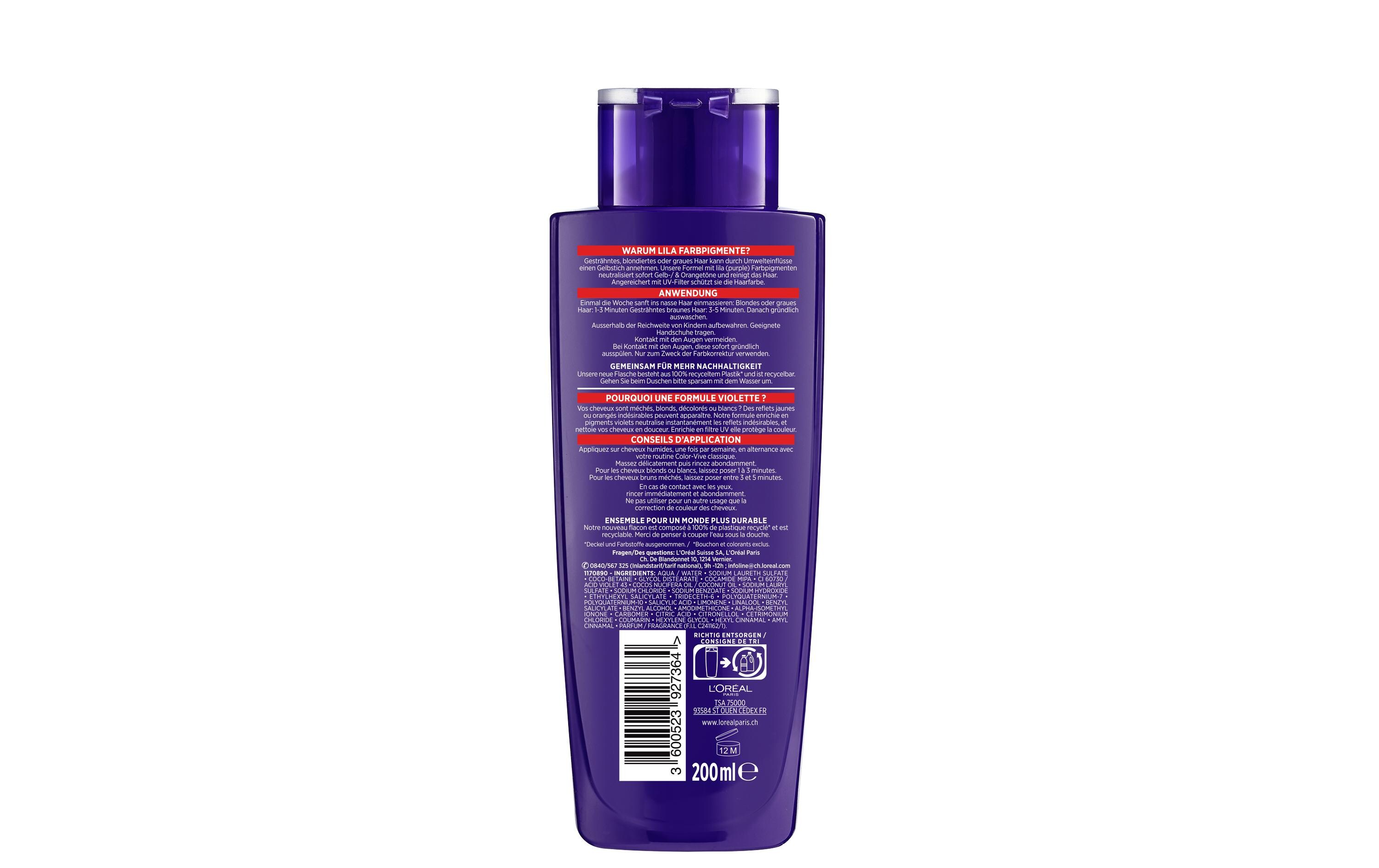 Shampoo Color-Vive Purple 200 mlSchützendes und nährendes Haarshampoo