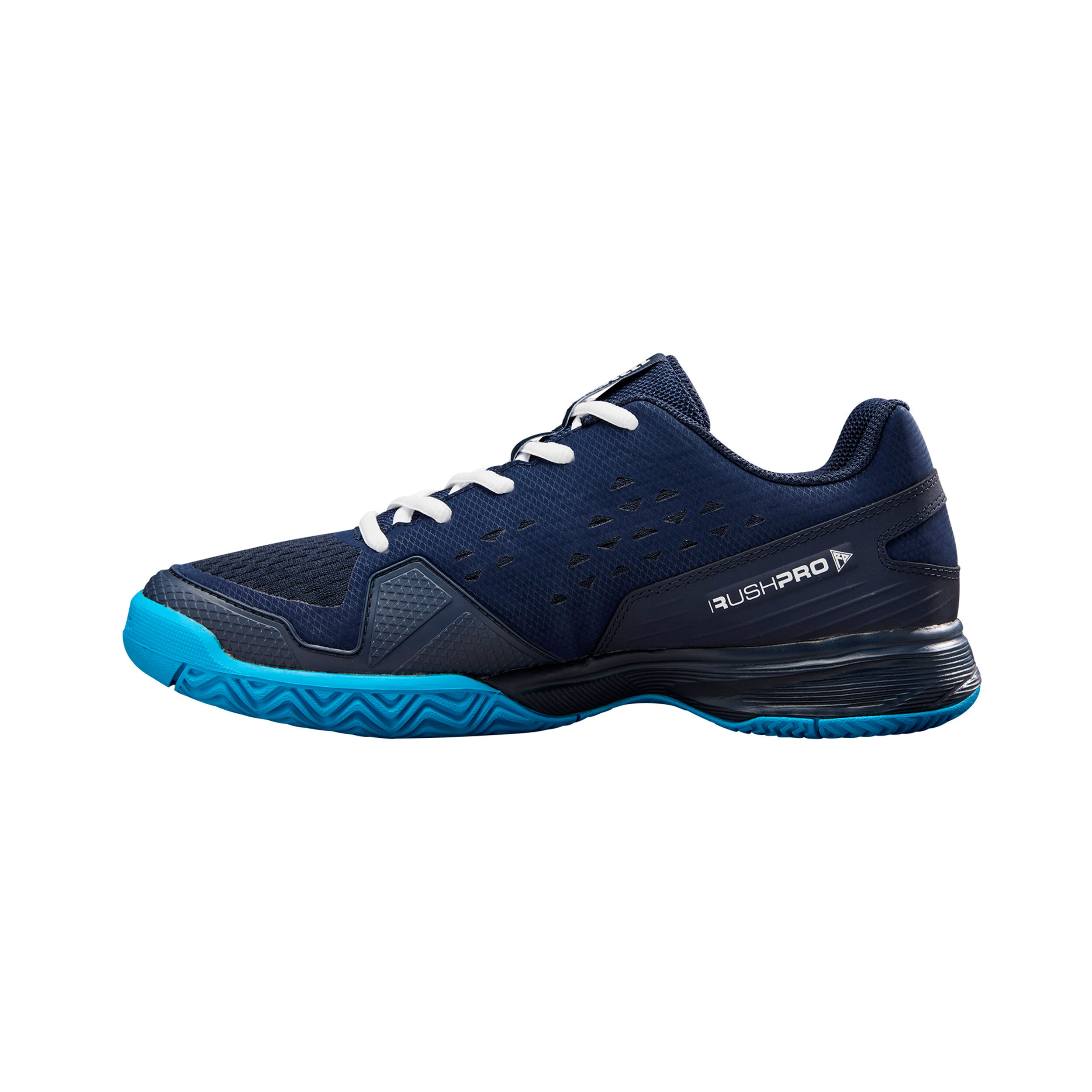 Wilson Rush Pro Chaussures Toutes Surfaces Enfants - Bleu Foncé , Bleu Foncé