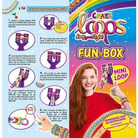 Craze Loops Fun Box Komplettset Knüpfringe