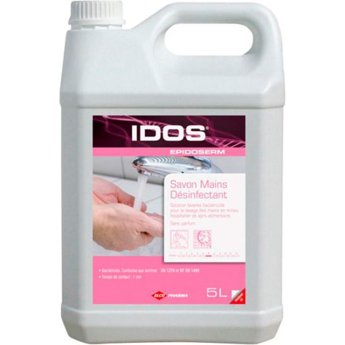 Savon mains bactericide coldis milieu hospitalier     agro-alimentaire actif sur    virus h1n1 bidon 5 l