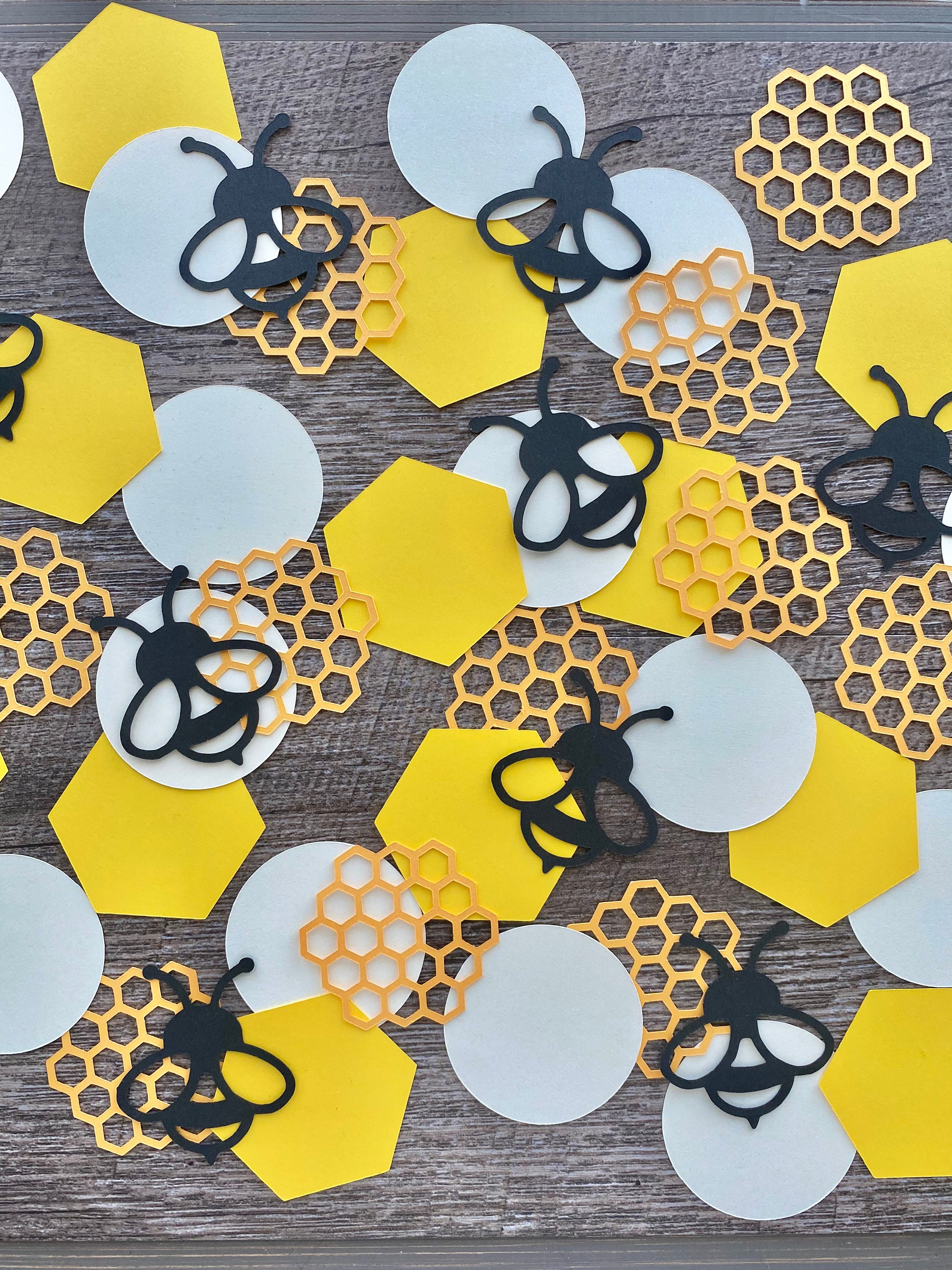 (12g) Papier Konfetti Party Dekoration Streukonfetti Tischdeko - Biene