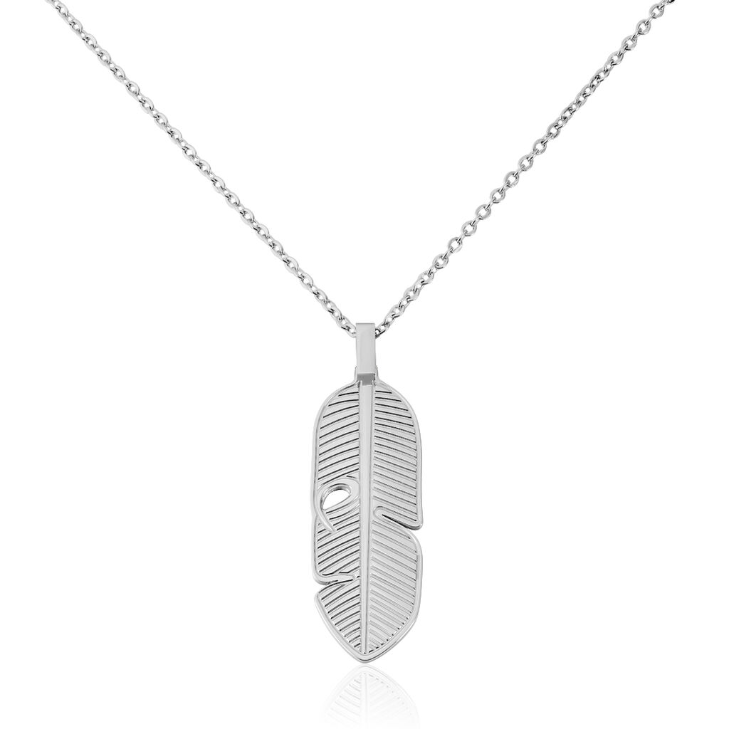 Collier Tia Acier Blanc