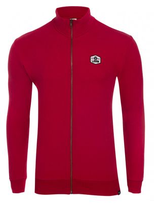 Sweatshirt LeBram Ecusson Zippé Winery / Rouge