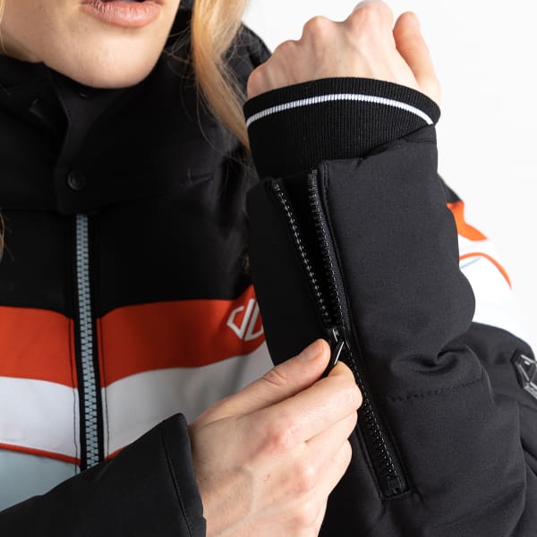 Veste de ski DARE 2B POWDER JACKET BLACK/QUIET BLUE