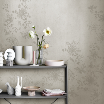 vtwonen fotobehang wild flower concrete (dessin 113332)