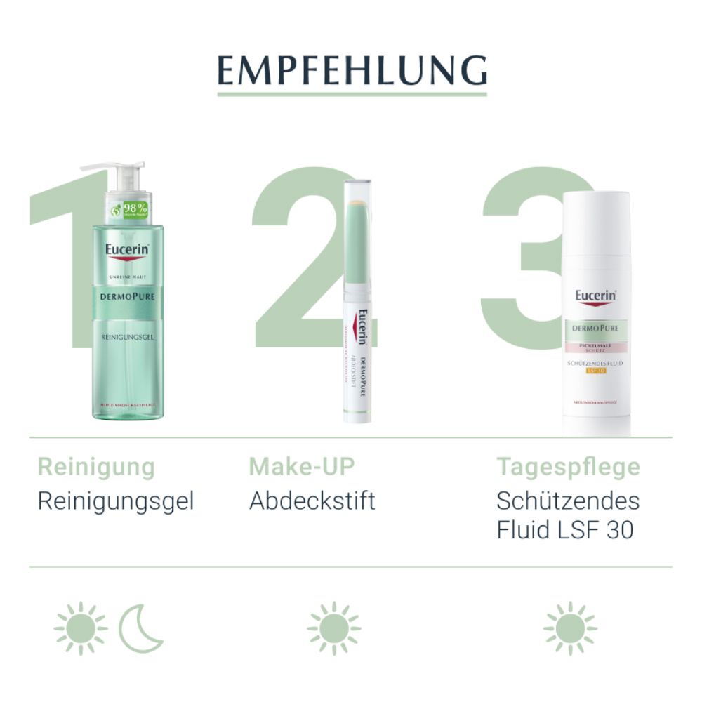 Eucerin® DermoPure Abdeckstift – reduziert Pickel und deckt sichtbar Unreinheiten ab