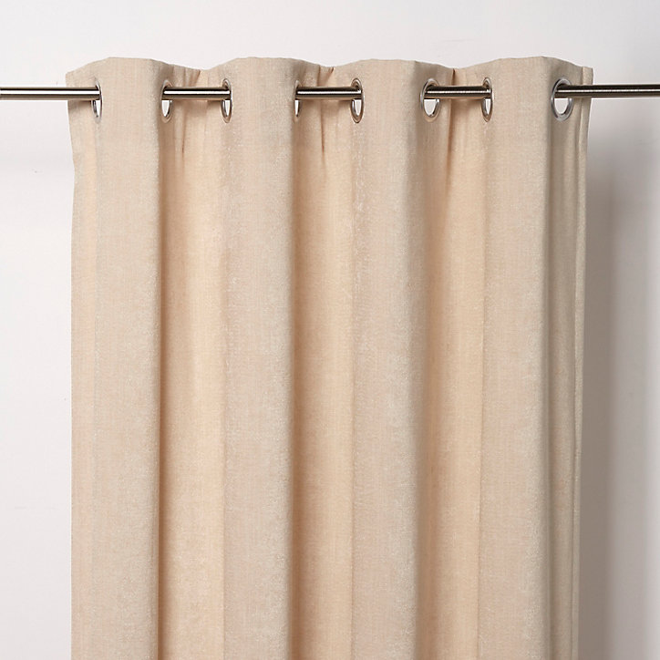 Rideau GoodHome Pahea naturel l.135 x H.260 cm