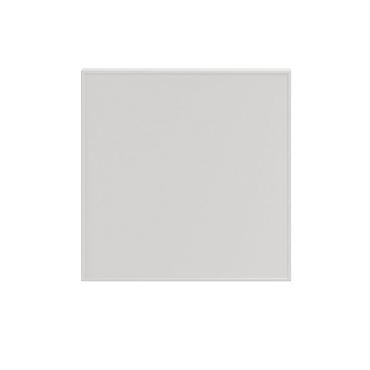 Porte battante blanche mate GoodHome Atomia H 37,2 x L. 37,2 cm