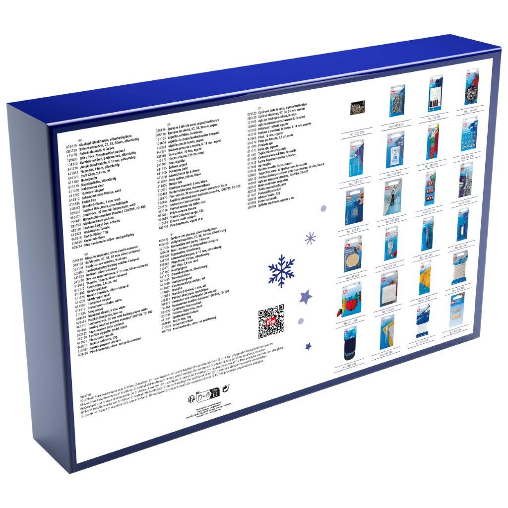 (45x29cm) Mercerie Adventskalender Handarbeits Weihnachts Kalender (651681) - Näh Zubehör
