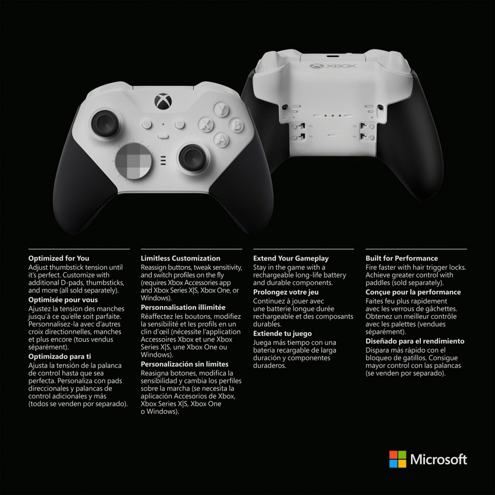 Xbox Elite Wireless Controller Serie 2 – Core (Weiß)