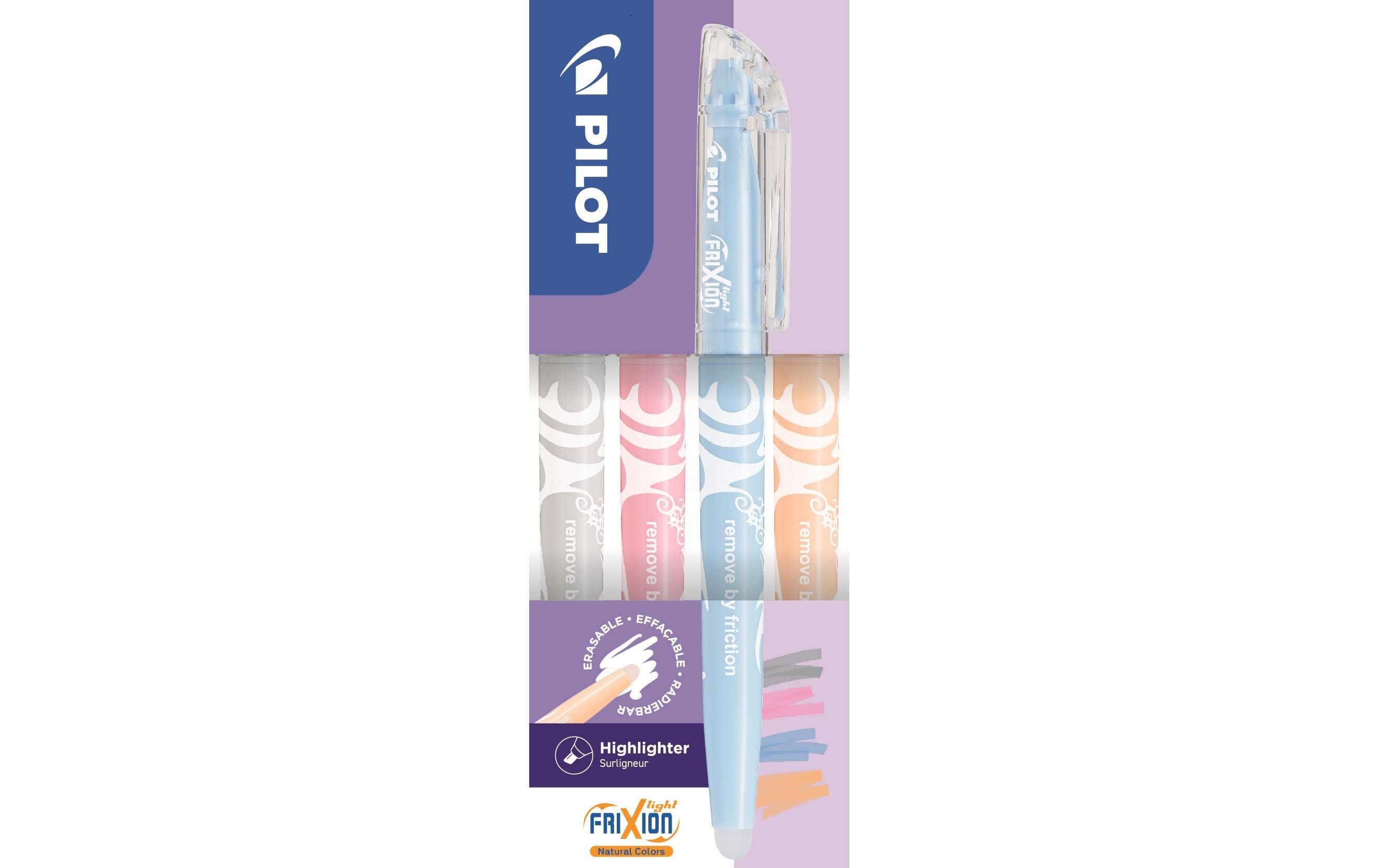 Textmarker Frixion Light natural 4 StückLeuchtstift-Set