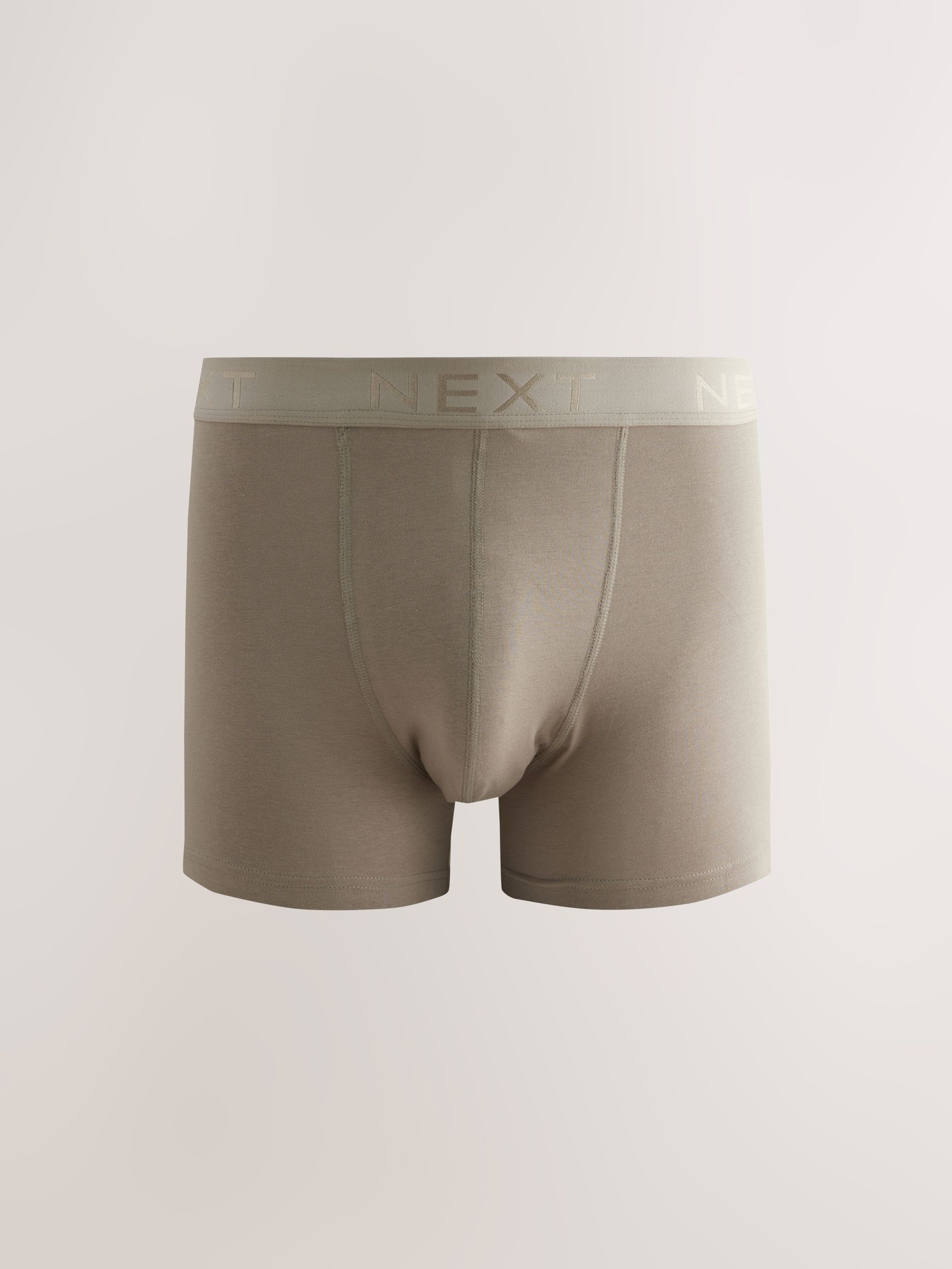 Blauw/grijs/ecru - Verpakking van 10 - Katoenrijke trunk boxers