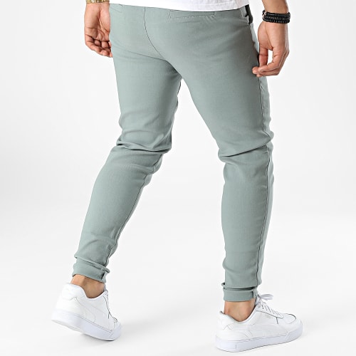 Pantalon Chino Gris Vert