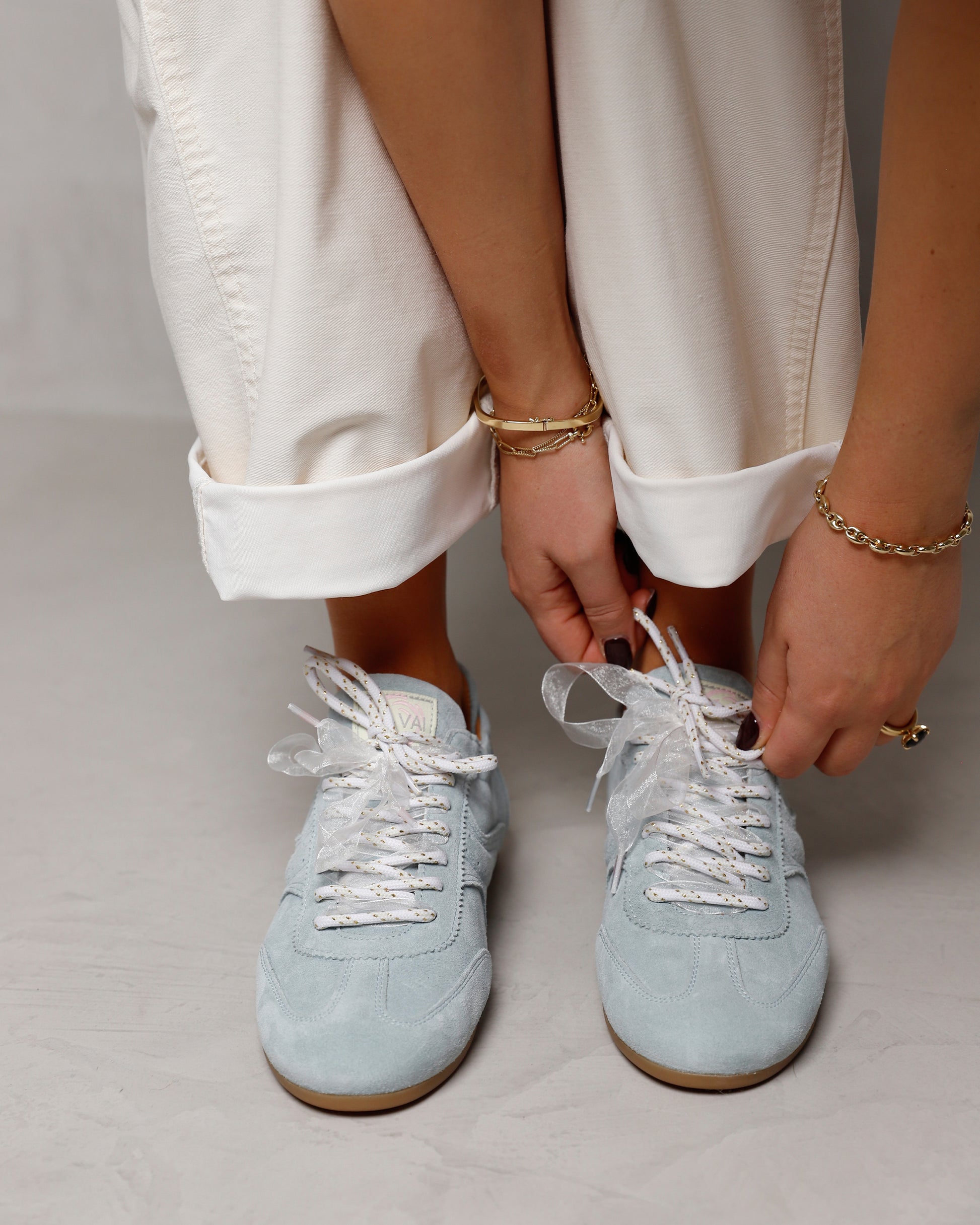 VIA VAI blauwe dames sneakers June Haylee