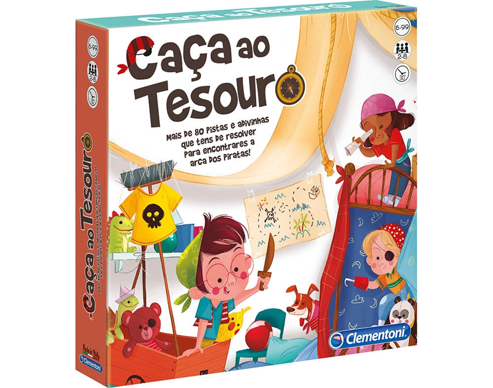 JOGO CAÇA AO TESOURO PARTY GAMES CLEMENTONI