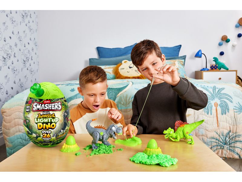 Zuru Sammelfigur Smashers Mega Jurassic Light up Dino assor Spielzeugfigur