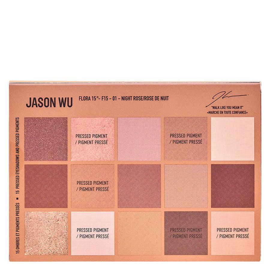 Jason Wu Beauty Flora 15 Eyeshadow Palette Dusty Rose 13,5g