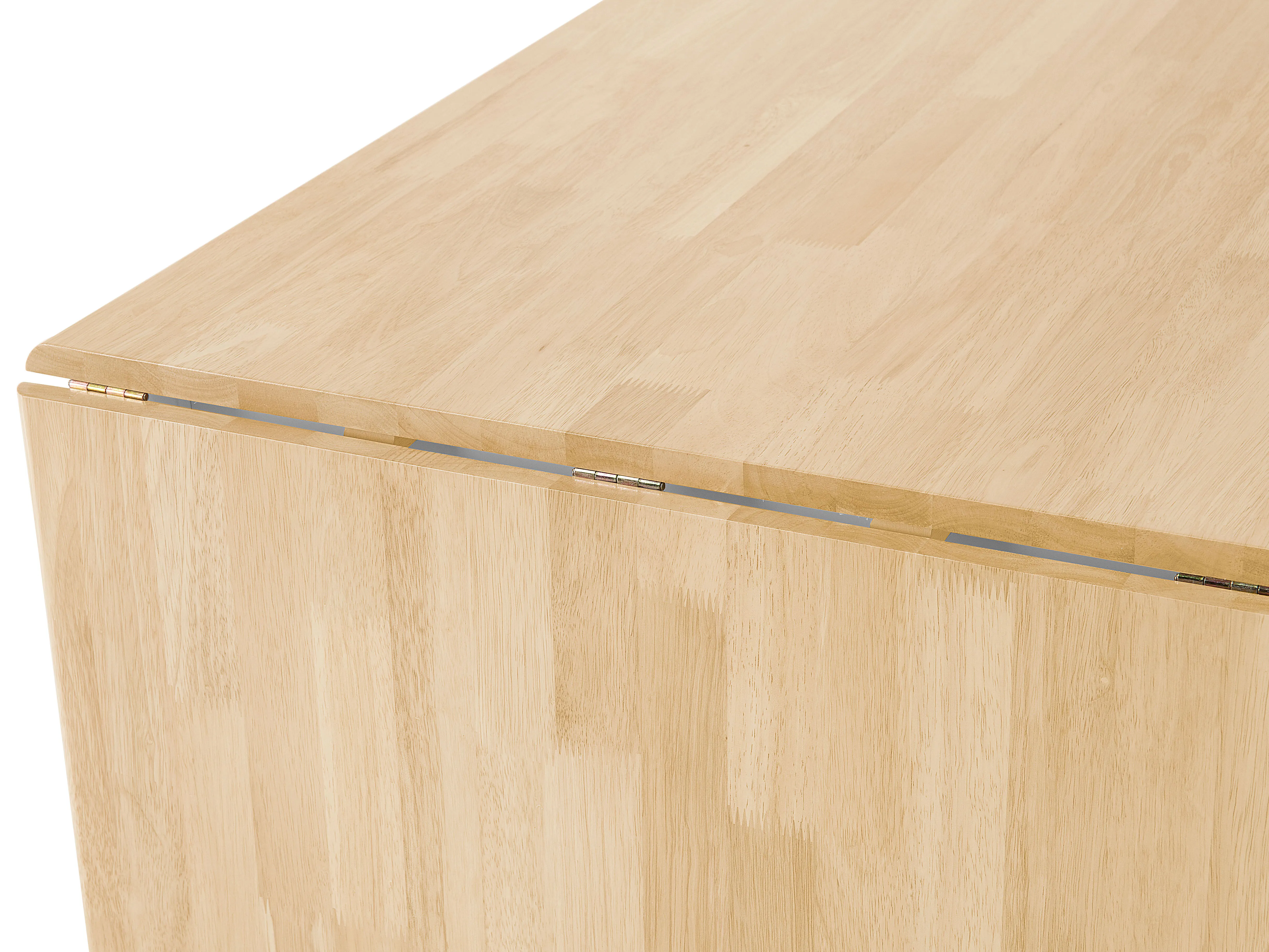 Eettafel uitschuifbaar LOUISIANA Lichtbruin 75 cm Hout 120/160 cm
