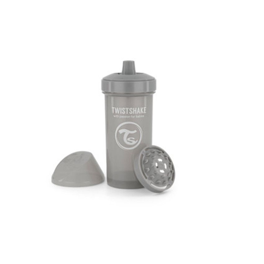 TASSE D'APPRENTISSAGE 360ML GRIS PASTEL - 12M+ - Ecru