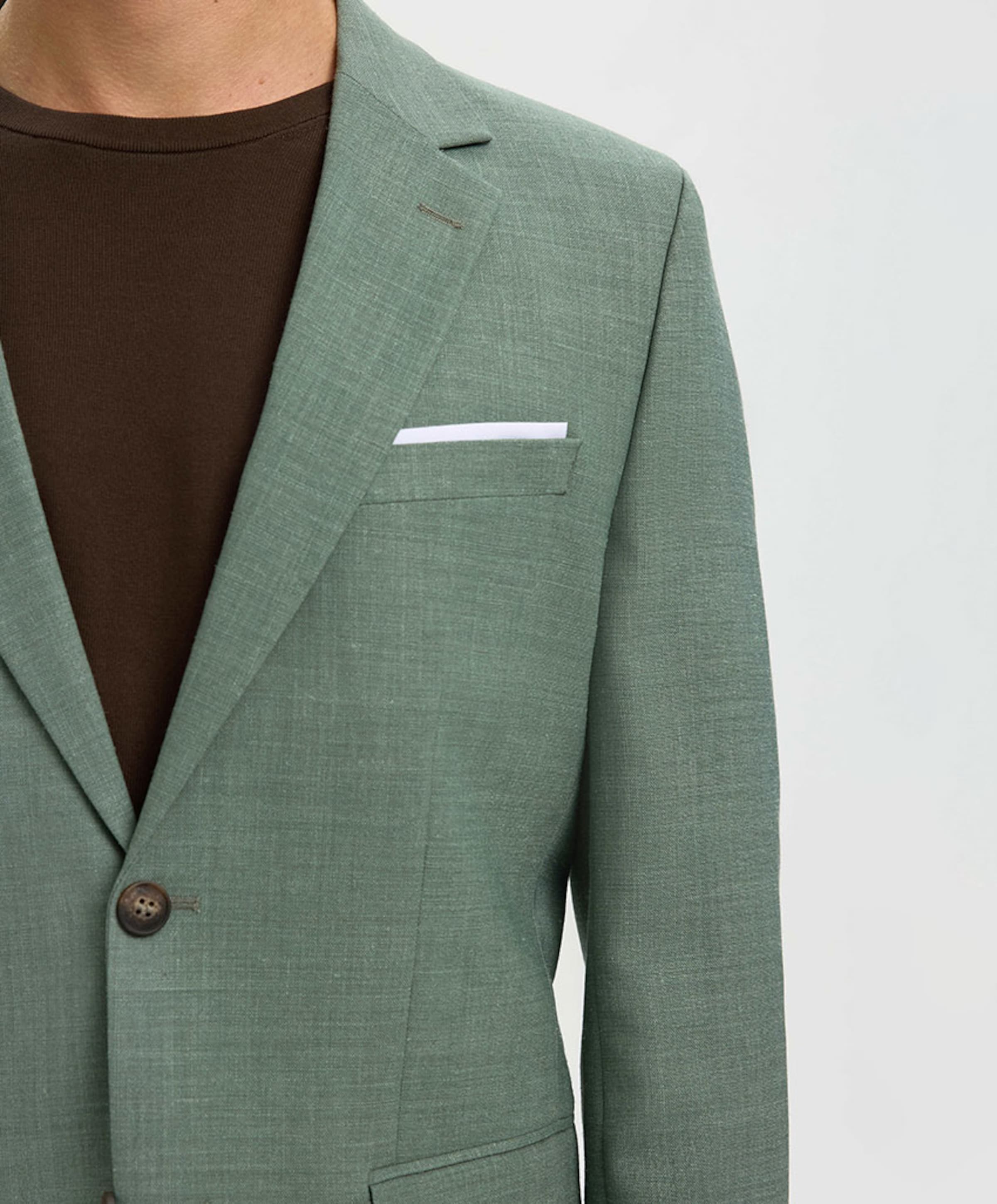 Selected Heren colbert groen