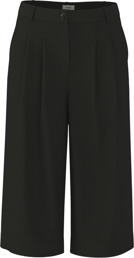 Object OBJKENDRA MW LO CULOTTE PANT OTT 13 Black