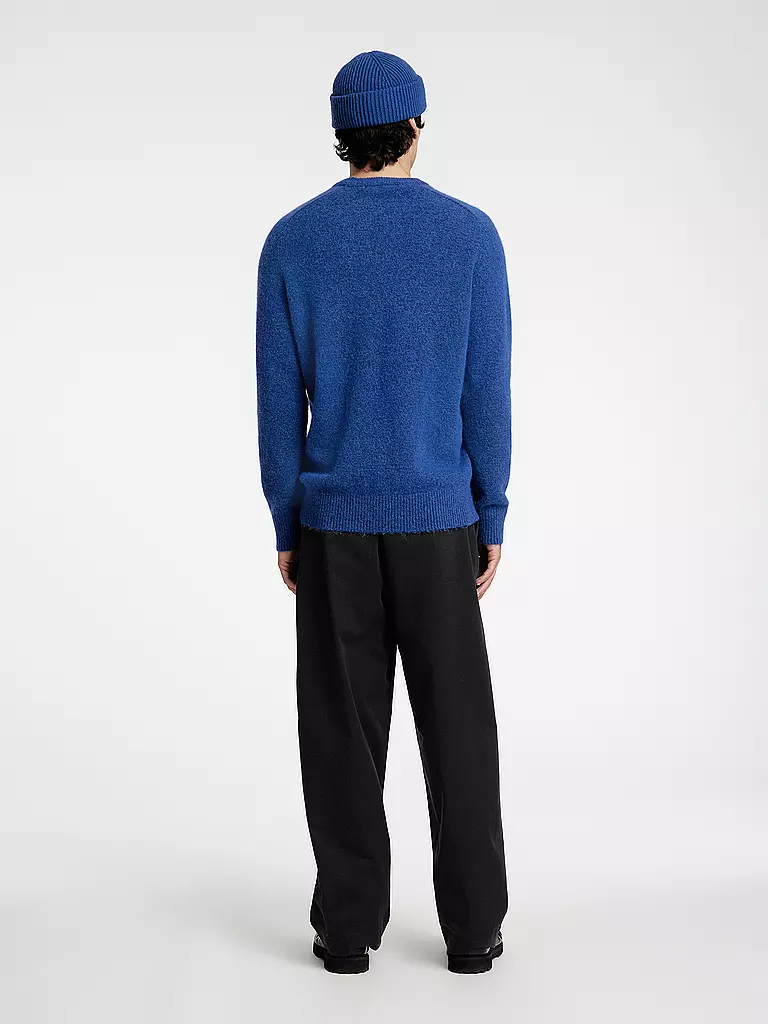 SELECTED Pullover SLHRAI  blau